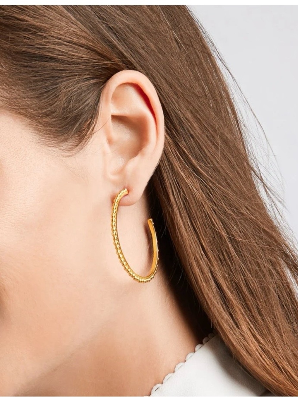 ๐ JULIE VOS COLETTE BEAD HOOP EARRINGS! ๐๐ - Picture 7 of 9